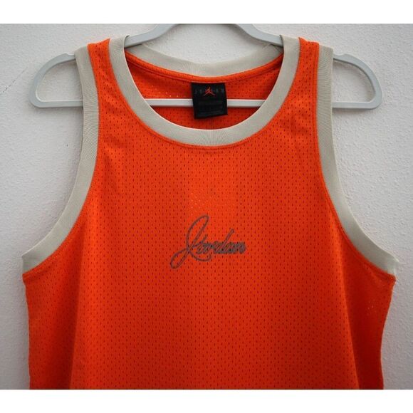 Nike Air Jordan HJ6368-820 Women's Sz S Orange Heritage Jumpman Jersey Dress - Picture 4 of 14